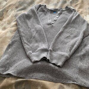 Old Navy Gray Maternity Sweater; Size Large